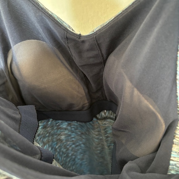 prAna womens blue casual outdoor built in bra Amaya Spacedye Dress size XL - Picture 6 of 8